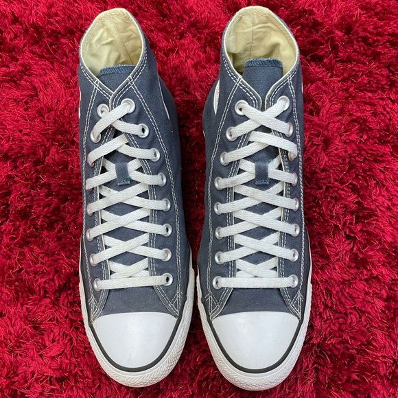 Converse Chuck Taylor All Stars Navy Blue Men’s 10 High Top Denim - Picture 3 of 5